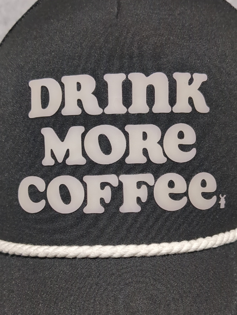 Dutch Bros Coffee Drink More Coffe Dad Trucker Black Hat - Picture 7 of 9